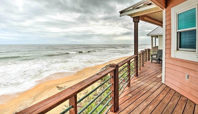 Oceanfront Flagler Beach House w/ Decks!