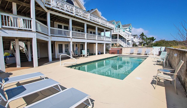 OCEANFRONT, Private Pool, Ocean Views, Shared Beach Walkway, BU10, Summer Paradise in Corolla