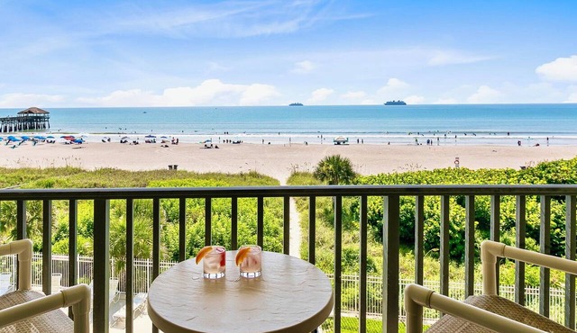 Oceanview Condo w/Balcony – Steps to Cocoa Beach Pier!