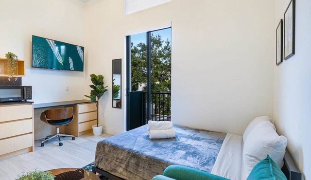 Olive Studio | Balcony | Roof Deck, Garden