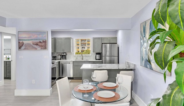 One Bedroom Steps Away From The Beach | Pool!
