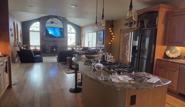 Oversized three car garage, huge barn, beautiful pond, grill on upper deck. in Westminster
