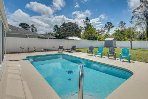 Palm Coast Comfort: Family Home w/Lanai, Big Yard