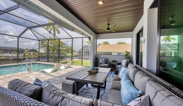 Port Charlotte Private Pool and Dock Vacation Home - Canal access to Charlotte Harbor!