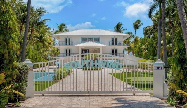 Private Beachfront Estate with Resort-Style Pool & Pier