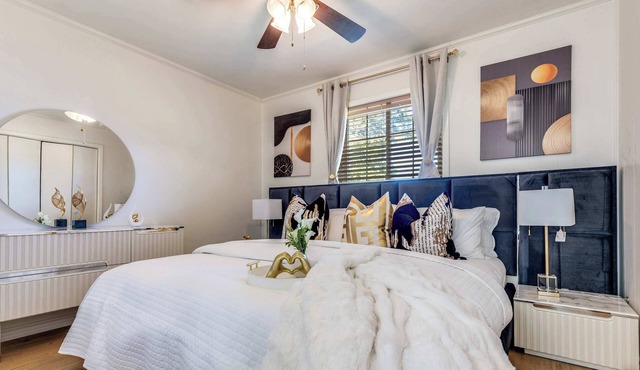Quiet-Block 2BR · Fast WiFi · Near SFA