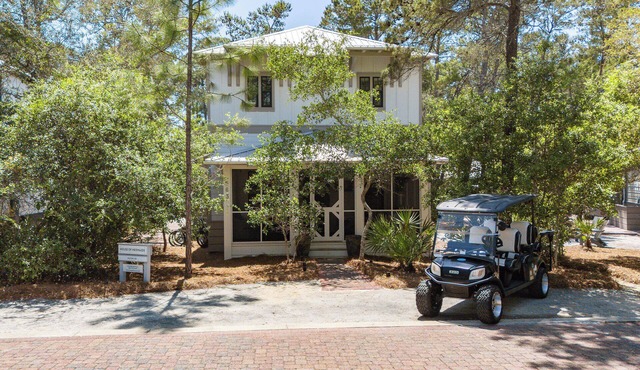 Seacrest Home+ Golf Cart, Near Beach, Pool & Bikes
