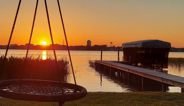 Serene, Cozy, Lakefront Home with boat dock and Large Screened in porch!