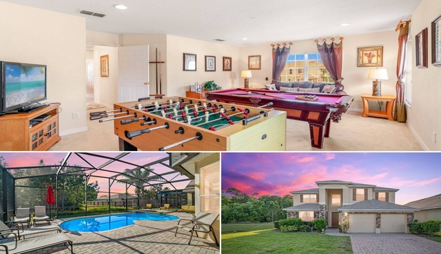 Serene Villa at Cypress Pointe| Game Room & Private Pool| Close to it ALL!