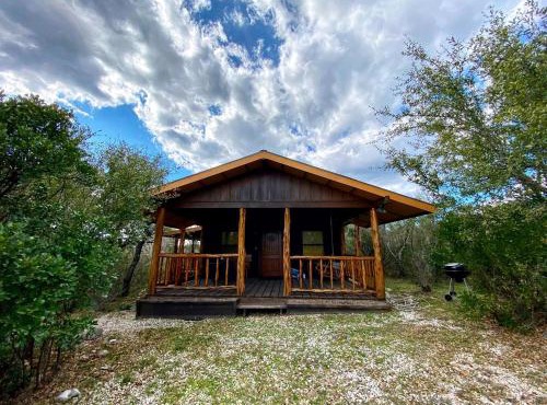 Side by Side Cabins on a Texas Ranch, Perfect for a Family Glamping Getaway from San Antonio