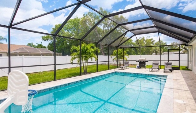 Sun Soaked Florida Retreat with Heated Pool