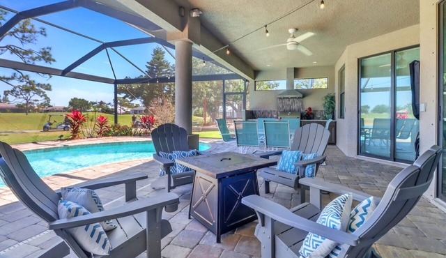 Tee Times and Tan Lines 1006 4 BR Heated Pool & Spa Retreat on Coral Oaks Golf Course