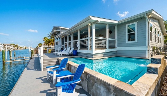 The Salty Flamingo | Canal Front, Pool, & Private Boat Dock