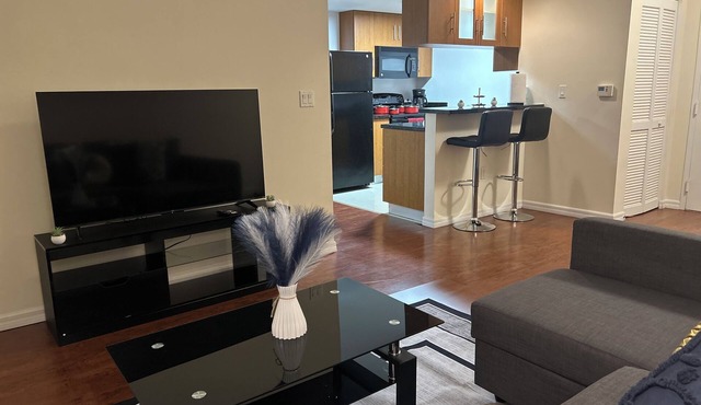 This unit is very comfortable, peaceful and cozy. Great for work/small families