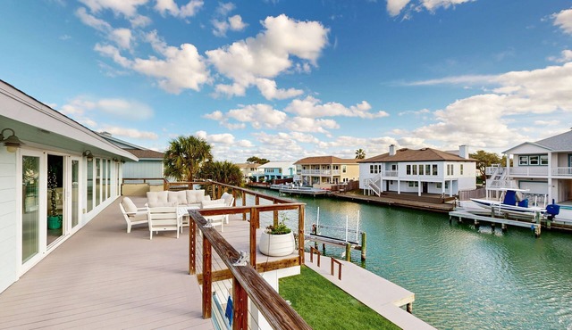 Two-Story Family-Friendly home on the water with patio and firepit