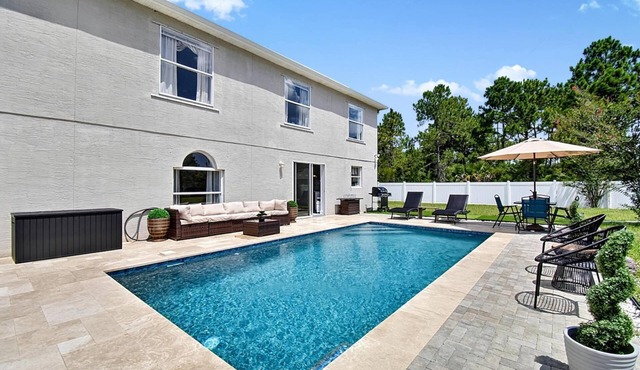 Ultimate Coastal 6BR Home w/Private Pool & Hot Tub | Near Flagler Beach | Palm Coast | Sleeps 10+