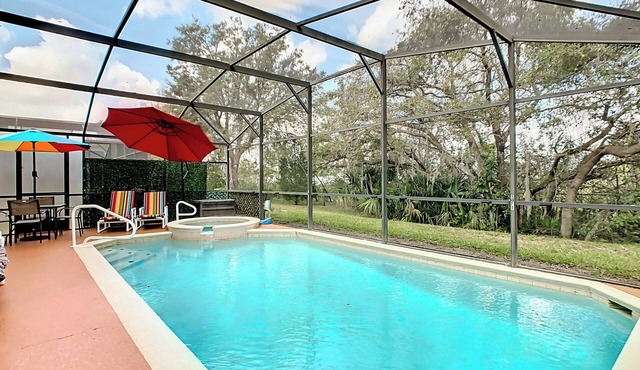 Under The Sea Vacation Pool/Spa Home W/AC Game Room & Near Theme Parks