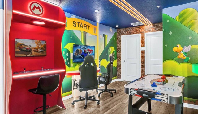 Upstay: 5BR Resort Home w Arcade & Private Pool