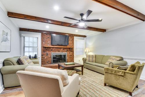 Walk to Parks & Town Square: Cary Home w/Yard!