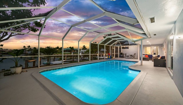 Waterfront Home – Private Dock & Heated Pool, Mins to Beach & Marina