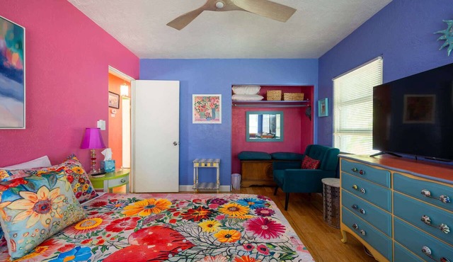 Whimsical Cocoa Escape: The Purple Picket Bungalow