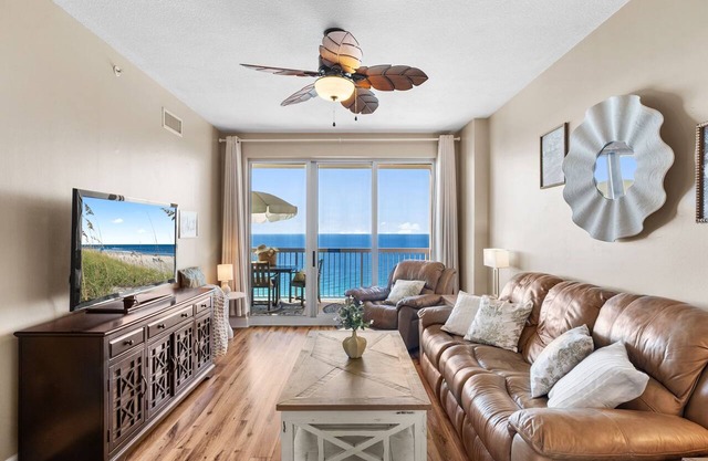 Gulf front! Beautifully decorated w/amazing views from the living room and master bedroom! Bch srvc included!
