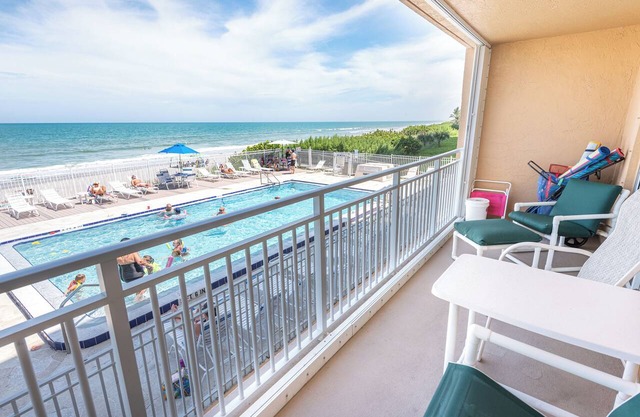 Oceanfront 2BR Condo 2nd Floor Balcony Unit 202