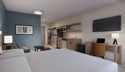 Studio Suite, 1 King Bed with Sofa bed, Accessible Bathtub