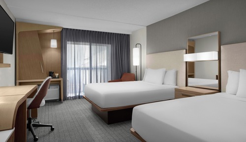 Room, 2 Queen Beds, Hearing Accessible (Accessible Bathtub)