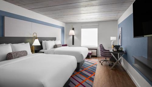 Standard Queen Room with Two Queen Beds and Walk-In Shower
