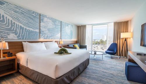 Ocean View Junior Suite with King bed and Queen Sofa Bed