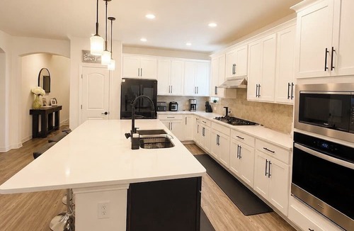 Aubrey House | Luxury 4BR Aubrey Home, Game Room, Workspaces