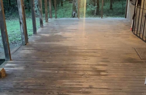 Dierks Cabin | Cozy 2-bedroom cabin in welcoming Dierks with AC on Dierks Lake Blue Ridge