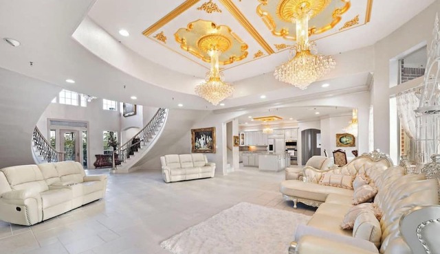 Private Mansion Retreat Basketball Court and More