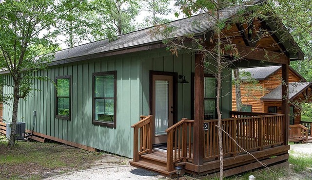 Colorful Cabin Fully Equipped with River Views in Livingston, Texas