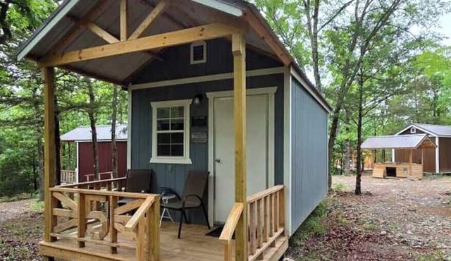 Rustic Nature Cabin with Relaxing Accessible Stay in Mena, Arkansas