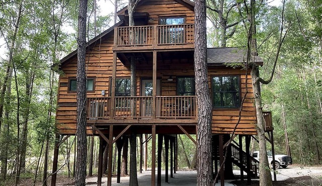 Cozy Tree House with Beautiful Modern Interior in Livingston, Texas